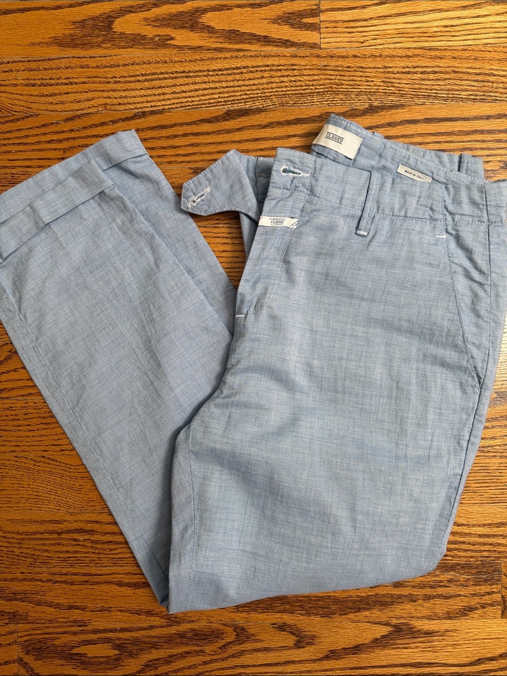 Closed Pale Blue Casual Chinos